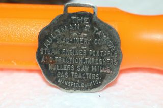 Antique Vintage Aultman & Taylor Tractors Steam Engines Watch Fob Sign 2