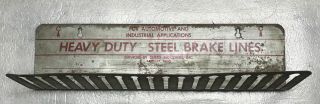 Vintage Heavy Duty Steel Brake Lines Display Rack Curtis Industries