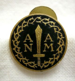 Italy Fascist Pin Distintivo Associazione Nazionale Arma Milizia Saf