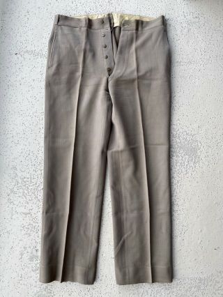 Wwii Us Army / Air Force Aaf Officer " Pink " Dress Uniform Pants Trouser