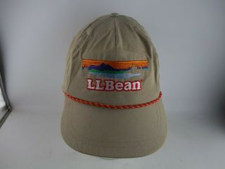 Vintage L.  L.  Ll Bean Logo Hat 80s 90s,  Size Xl,  Extra Large Ball Cap