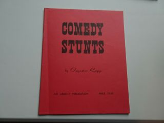 Comedy Stunts By Augustus Rapp An Abbott Publication