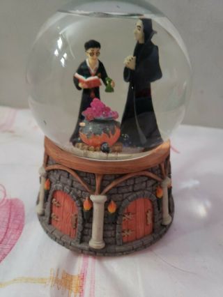 2001 Harry Potter Painting Musical Snow Globe