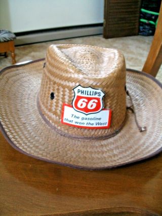 Vintage Phillips 66 Cowboy Hat