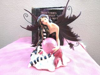 FAIRY FIGURINE WITH DETACHABLE WINGS IN HER ORIG.  BOX,  TO DISPLAY 2