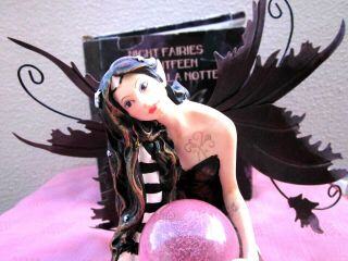 FAIRY FIGURINE WITH DETACHABLE WINGS IN HER ORIG.  BOX,  TO DISPLAY 3