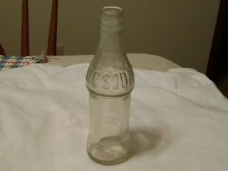 Vintage (c.  C.  Soda Bottle 6 1/2 Oz - Coca Cola Bottling (winfield Kansas) 1923