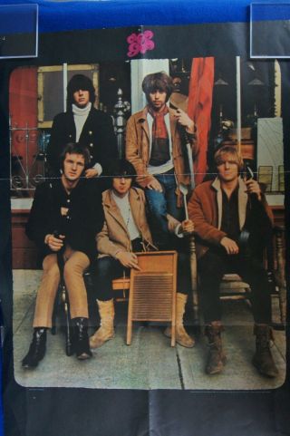 Vintage Moby Grape - 1967 - Album Release Promo Poster Folded