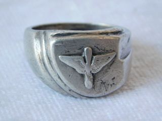 Vtg Wwii Us Army Air Corp Wings Cadet Sterling Silver Men 