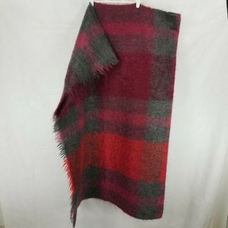 Royal Scot Vintage Mohair & Wool Plaid Throw Blanket