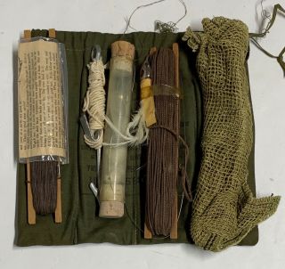 Wwii Us Army Special Services Division Fishing Kit