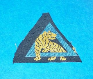 Small Woven Ww2 Era British Indian Army 26th Infantry Division Patch