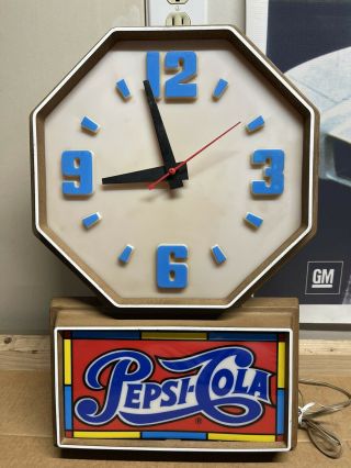 Vintage Pepsi Cola Clock Not Good Impact International Inc.