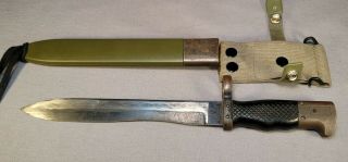 Ww2 Spanish Mauser Bayonet Ini Toledo With Replacement Scabbard