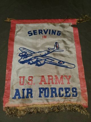 Wwii Serving In U.  S.  Army Air Forces Service Banner