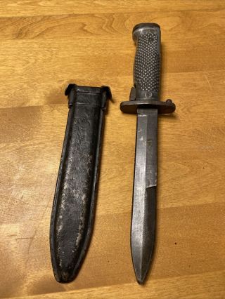 M1 Garand Bayonet M5a1 Turkish With Aluminum Grips And Metal Scabbard