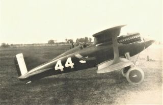 Large And Fine Photograph Of A 1925 Pulitzer Trophy Race Curtiss Biplane