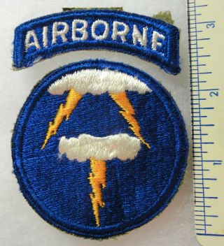 21st Airborne Division Shoulder Patch - - Ghost / Phantom Unit - - Wwii