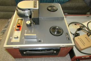 Vintage Sony AV - 3600 Open Reel Video Recorder with Rare Accessories Set 3
