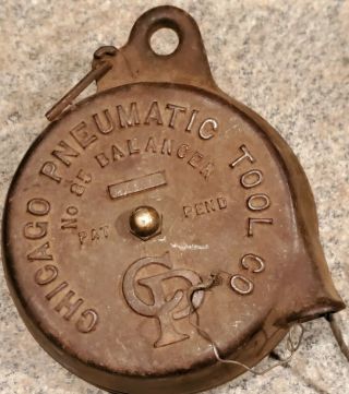 Vintage Chicago Pneumatic Tool Co Balancer No85 (h3)