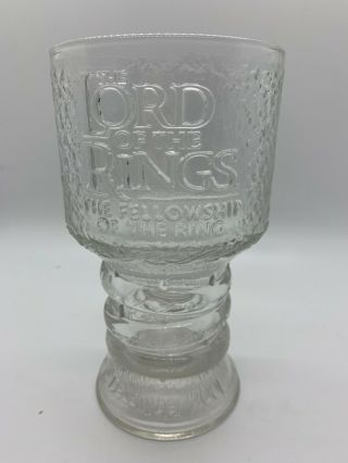 The Lord Of The Rings Fellowship Of The Ring December 2001 Arwen Glass Goblet