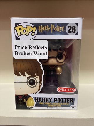 Harry Potter & Egg Us Exclusive Pop Movie 26 Broken/damaged
