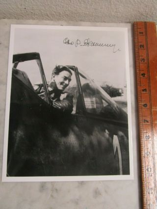 9 Wwii German Luftwaffe Pilot Ace Signed Photo