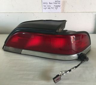 Vintage Ford Crown Victoria 1993’ Right Side Tail Light (drivers Quality)