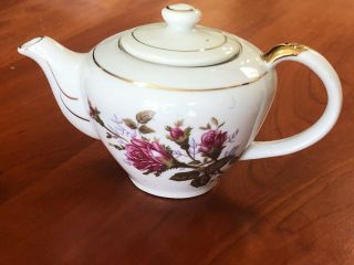 Vintage LITTLE MOSS ROSE Child ' s China Tea Set.  Made In Japan 3