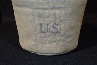 WWII US Army Canteen ' AGM Co 1942 ' & Cover ' Baker Lockwood 1941 ' Early SET Rare 2