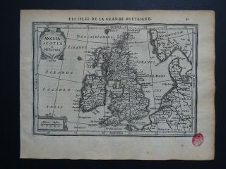 1630 Jansson / Mercator Atlas Map Great Britain - Anglia Scotia Hibernia - Uk