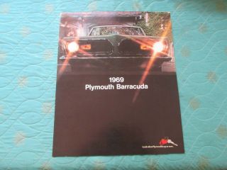 0418x 1969 Plymouth Barracuda Sales Brochure