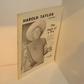 Harold Taylor The Angle Of A Pro