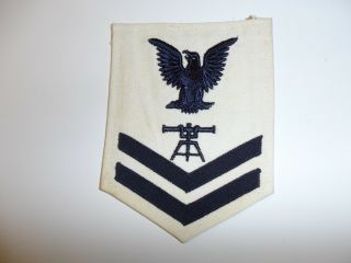 Nr82 Ww 2 Us Navy Rate White 2nd Class Fire Control Technician Wb7