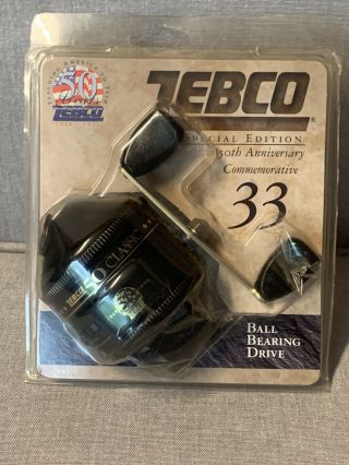 Vintage Zebco 50 Classic 50th Anniversary Casting Reel Made In Usa