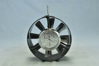 Vintage Aneometer Weather Measure Corp Air Meter Model 131 Ser 168 8 Blade 02316