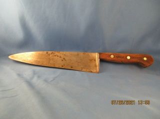 Dexter 48910 Carbon Steel Vintage Chef French Knife 9 ½” Usa Made Gd Cd