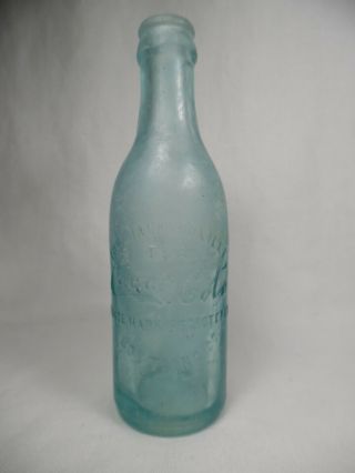 Vintage Coca Cola Jacksonville Fl Straight Side Bottle Coke Blue Not Green