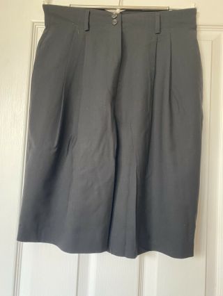 Jil Sander Vintage Black Shorts,  Size 38