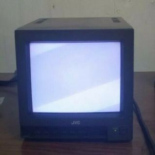 Vintage Jvc Tm - 9u (a) 9 " Ntsc Color Crt Video Monitor,  Power,