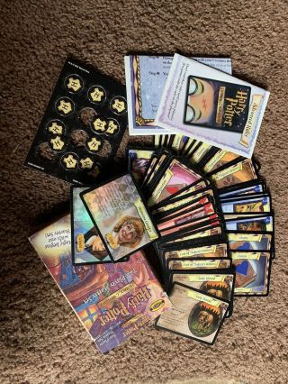 Harry Potter Trading Card Game Starter Set 2001 Extra Cards