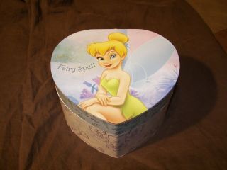 Fairy Spell Tinker Bell Ballerina Music Jewelry Box - Plays " Claire De Lune "