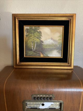 Vintage Oil Painting,  Landscape,  Signed Paul,  With Authenticity.