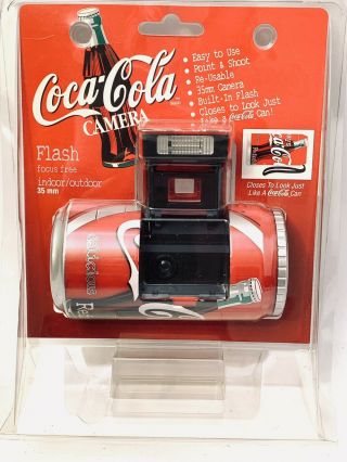 Vintage 1998 Coca Cola Can Camera 35mm