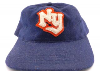 Ebbets Field Flannel Seattle Wa Ny Giants Baseball Hat Cap Lid Fitted 7 5/8 Vtg