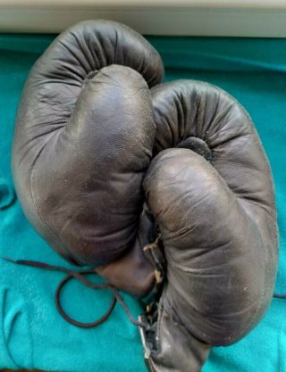 1950s Boxing Gloves Russia Ussr Soviet Union Box Mma Rare Leather Sport Vintage