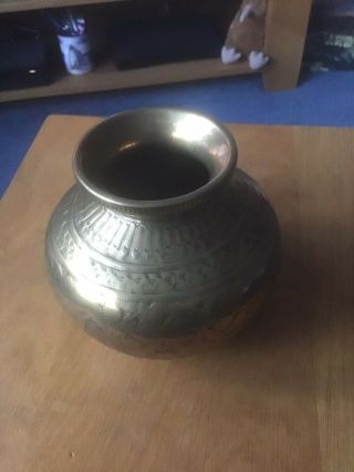 Brass Vase - Indian Design