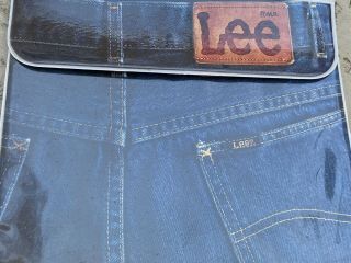 Vintage 80s Trapper Keeper Binder Folder Lee Jeans Denim Rare Retro