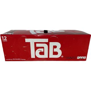 Tab Soda 12 - Pack Coke Soft Drinks Coca - Cola 12 - Pack 12 Oz Exp: August 23rd,  2021