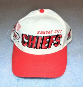 Vintage Kansas City Chiefs Sports Specialties Snapback Hat White